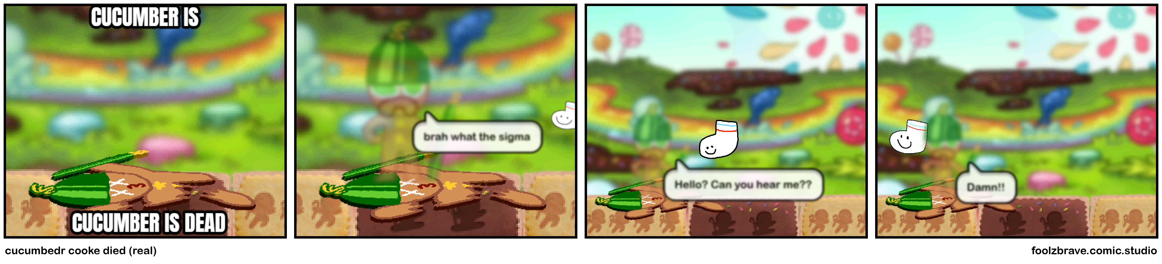 cucumbedr cooke died (real) Comic Studio