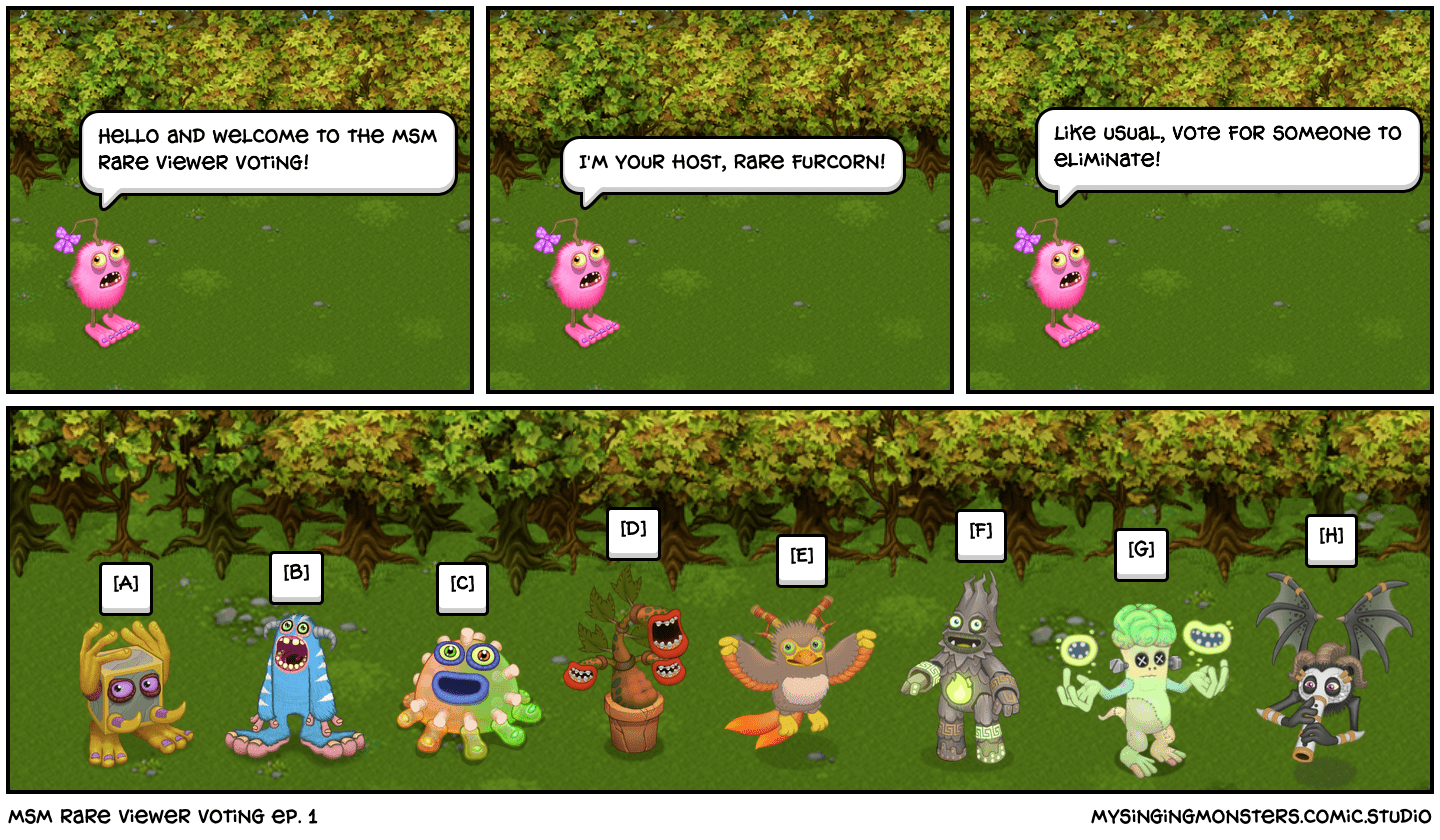 msm rare viewer voting ep. 1 Comic Studio