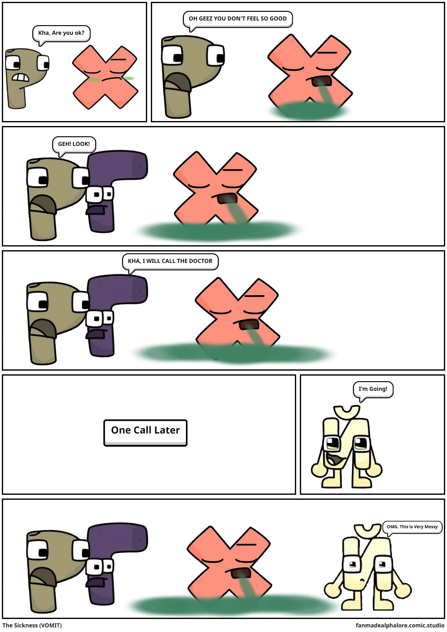 The Sickness (VOMIT) Comic Studio