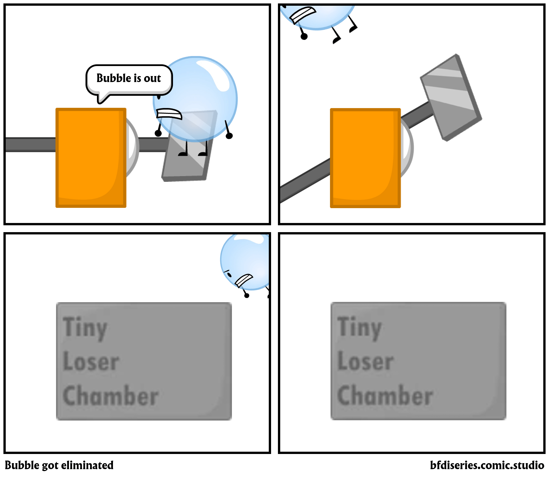 Bubble got eliminated Comic Studio