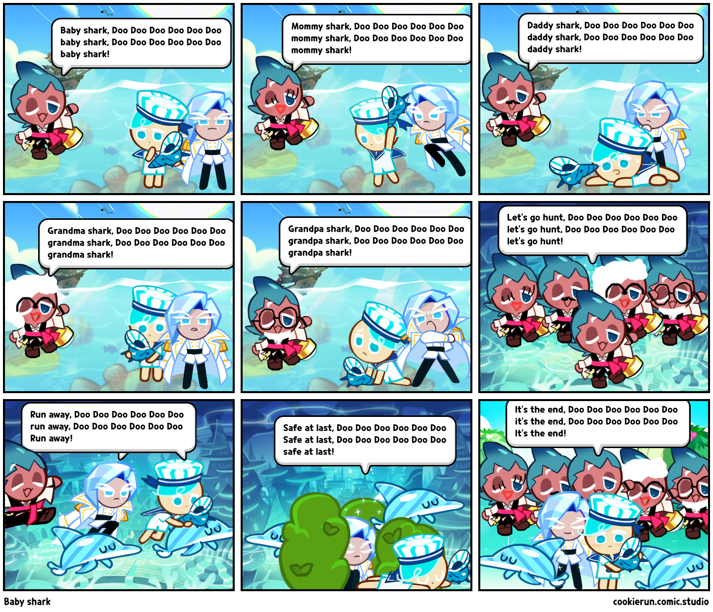 Baby shark Comic Studio