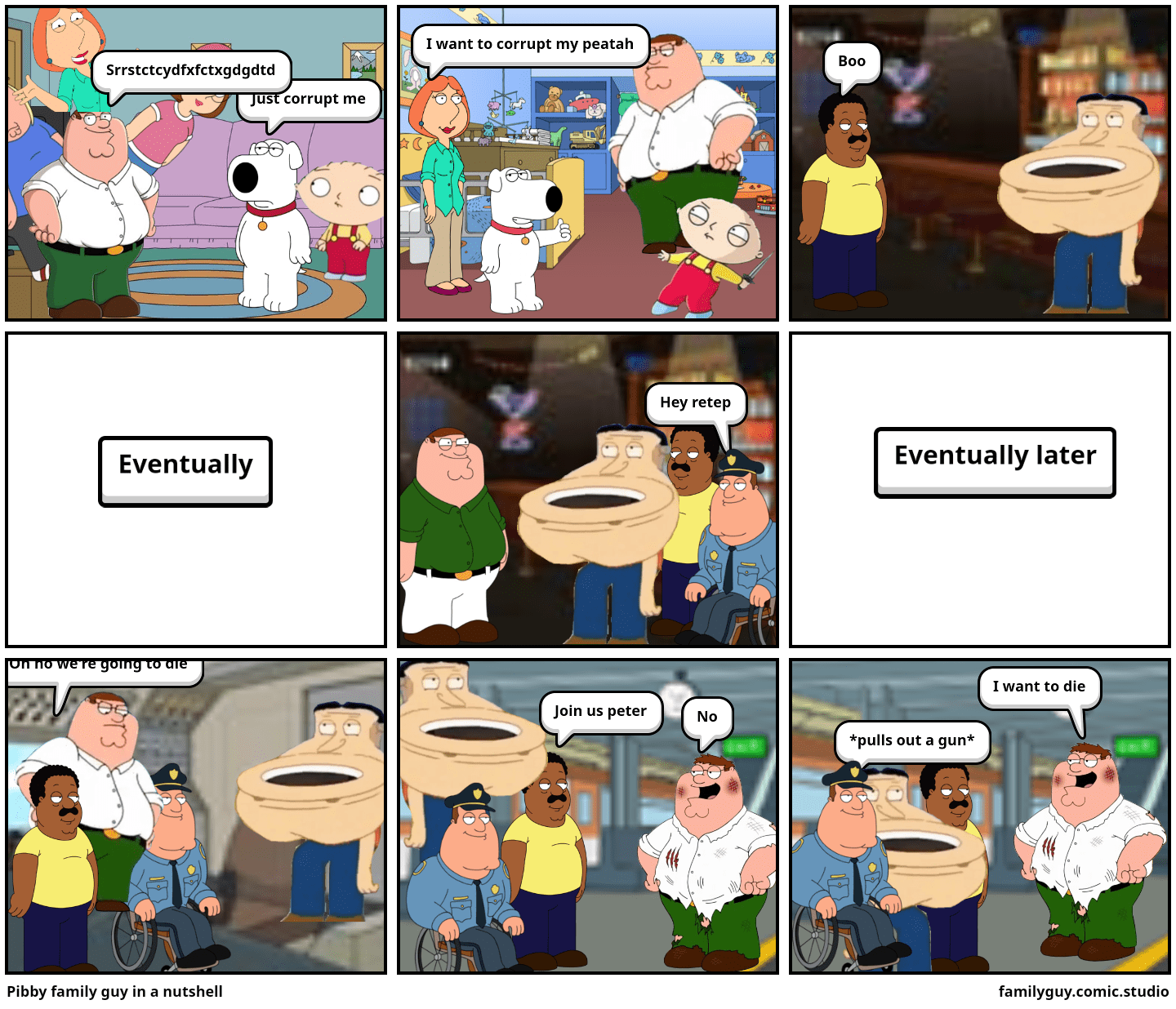 Pibby family guy in a nutshell Comic Studio