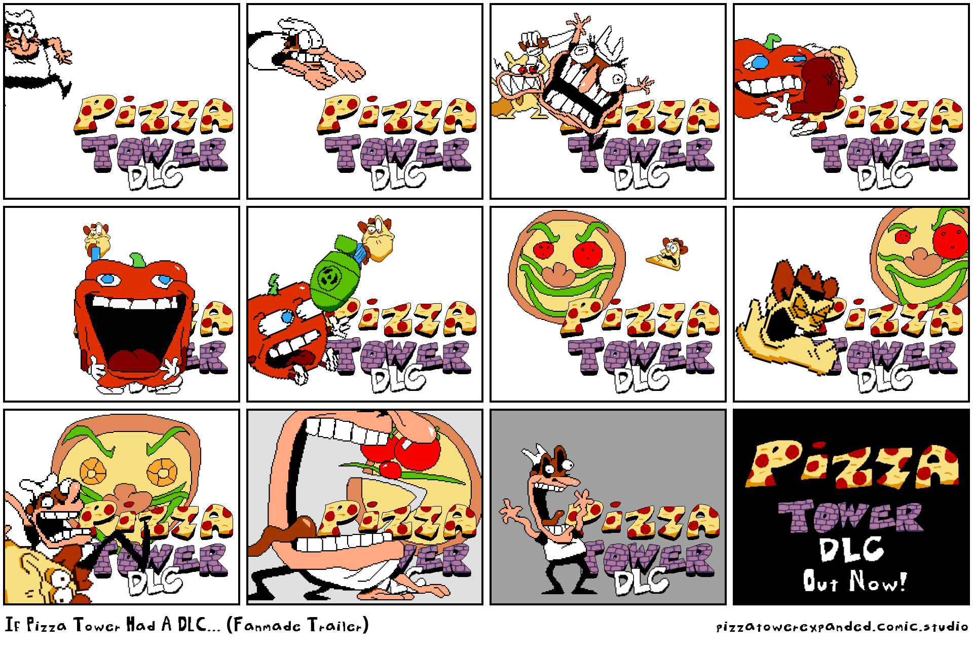 If Pizza Tower Had A DLC... (Fanmade Trailer) Comic Studio