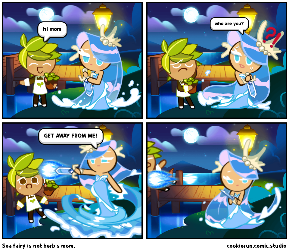 Sea fairy is not herb's mom. Comic Studio
