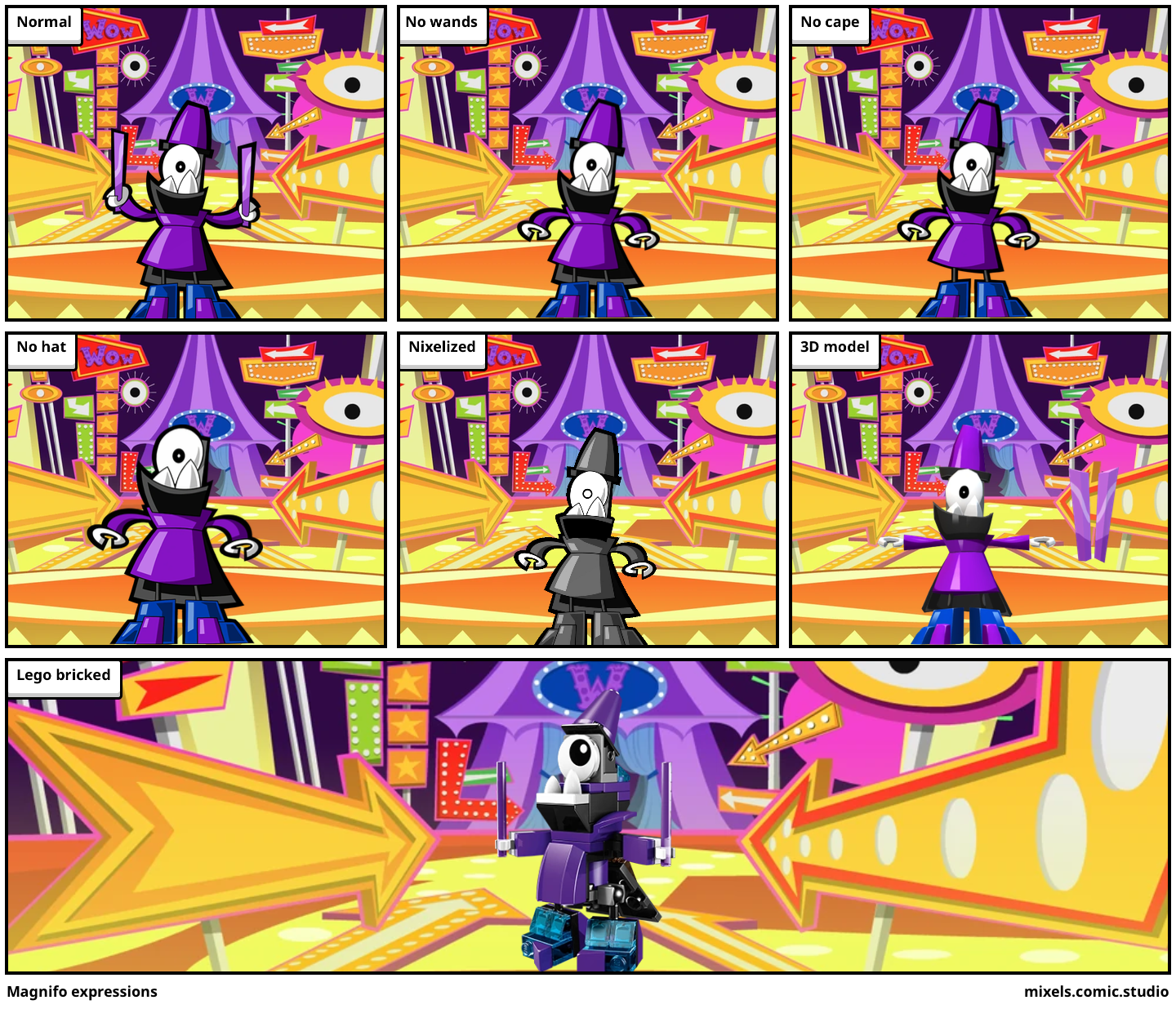 Magnifo expressions Comic Studio