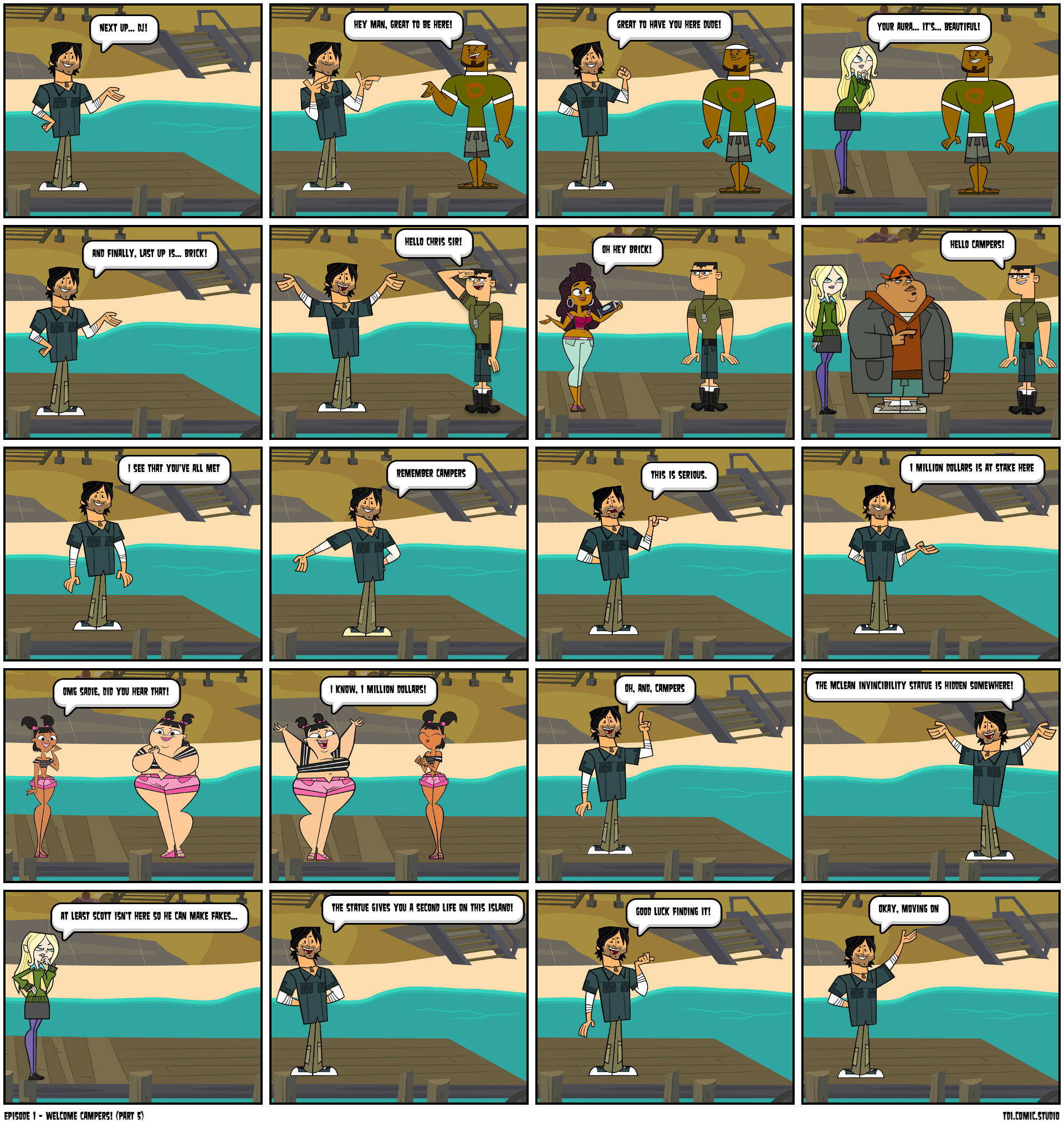 Episode 1 Campers! (Part 5) Comic Studio