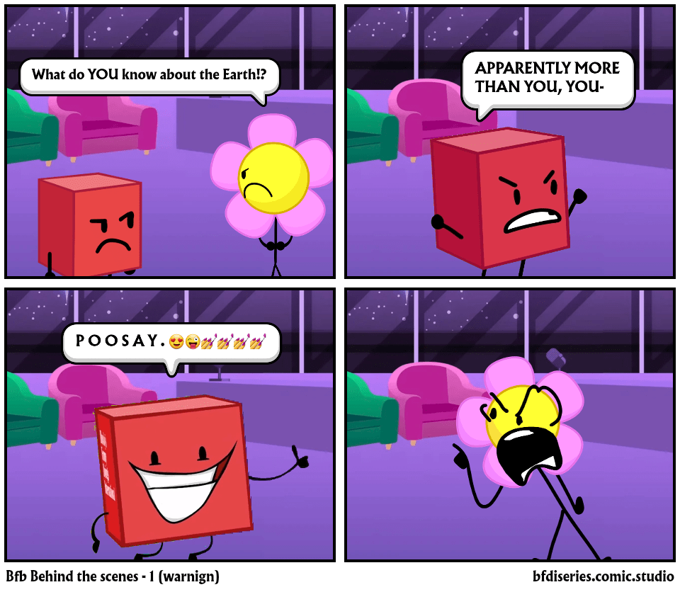 Bfb Behind the scenes 1 (warnign) Comic Studio