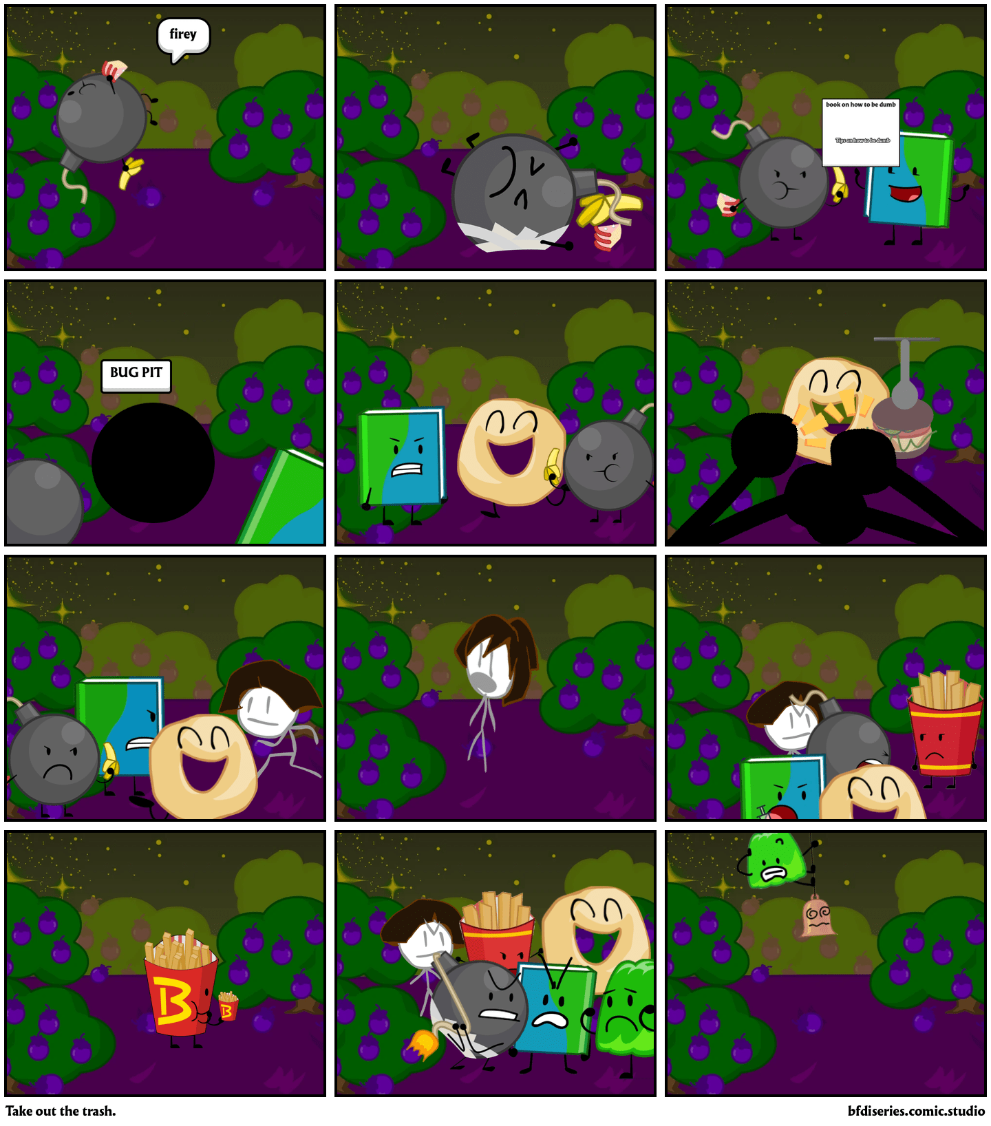 Take out the trash. Comic Studio