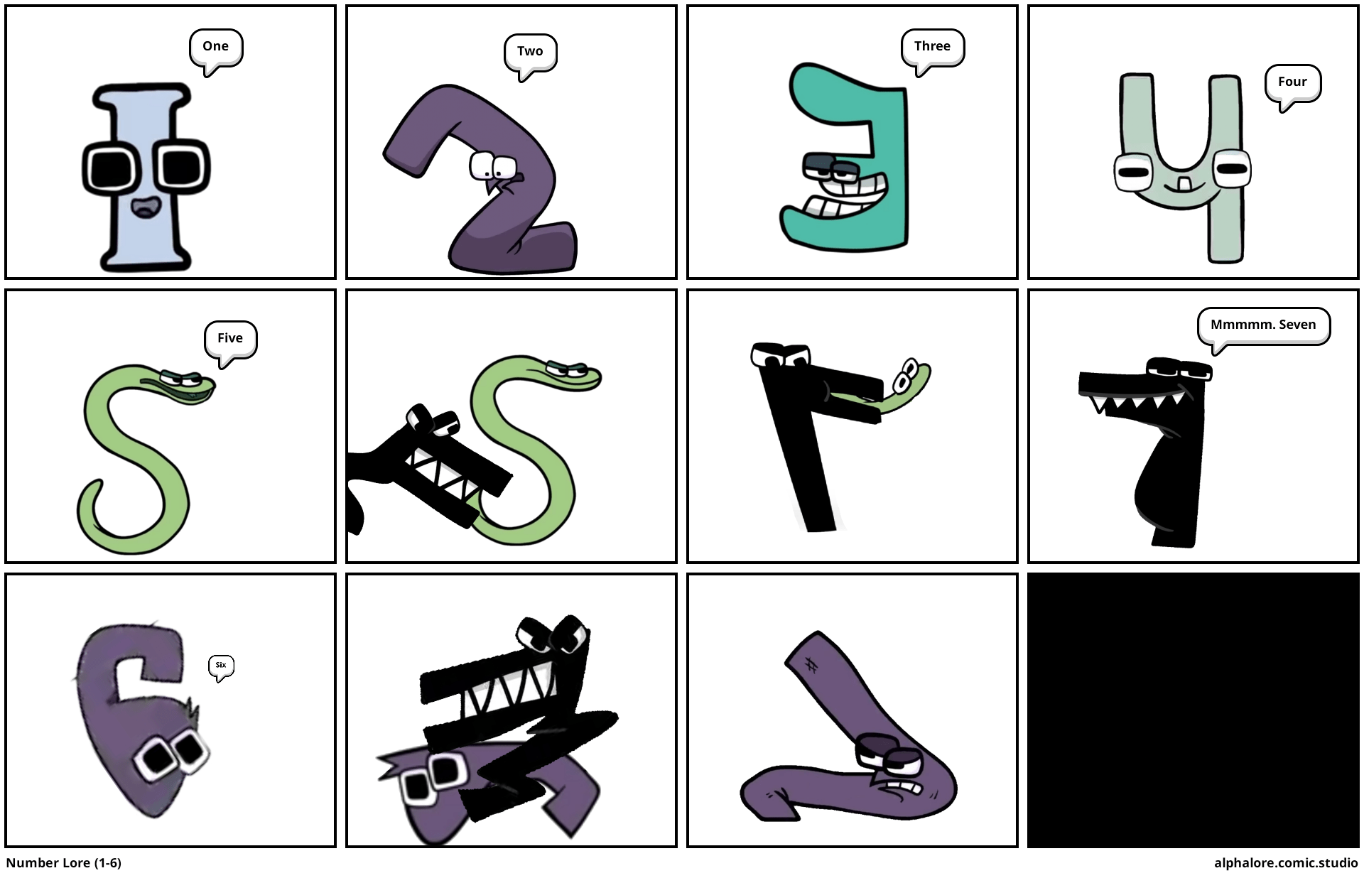 Number Lore (16) Comic Studio