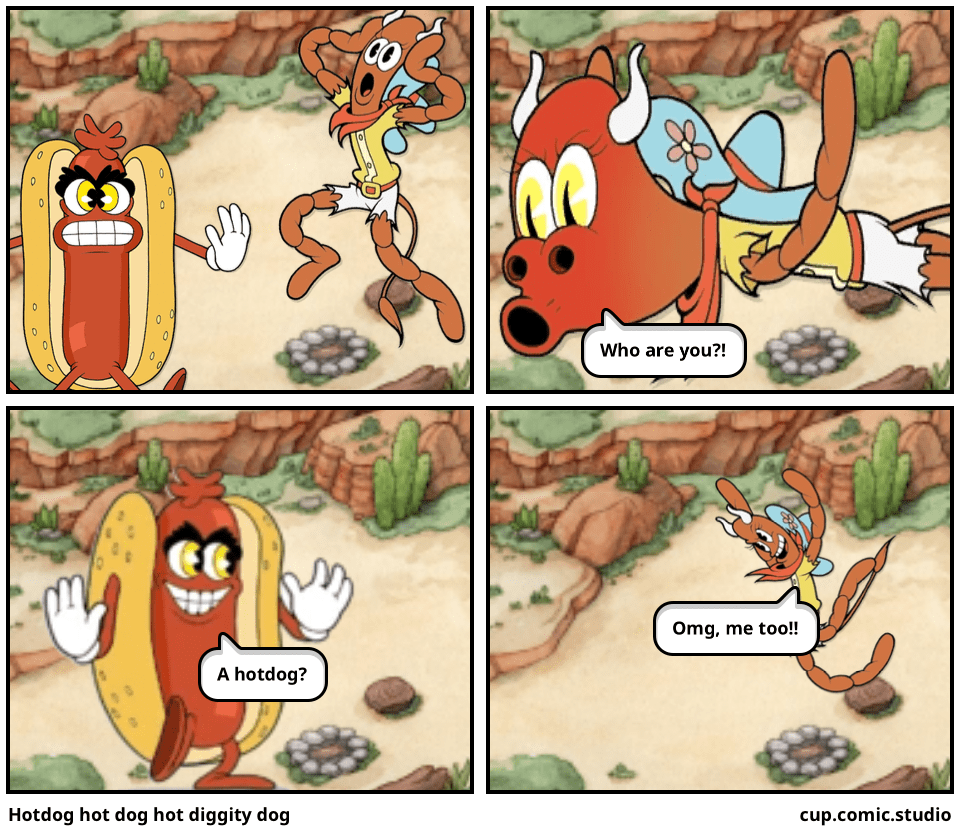 Hotdog hot dog hot diggity dog Comic Studio