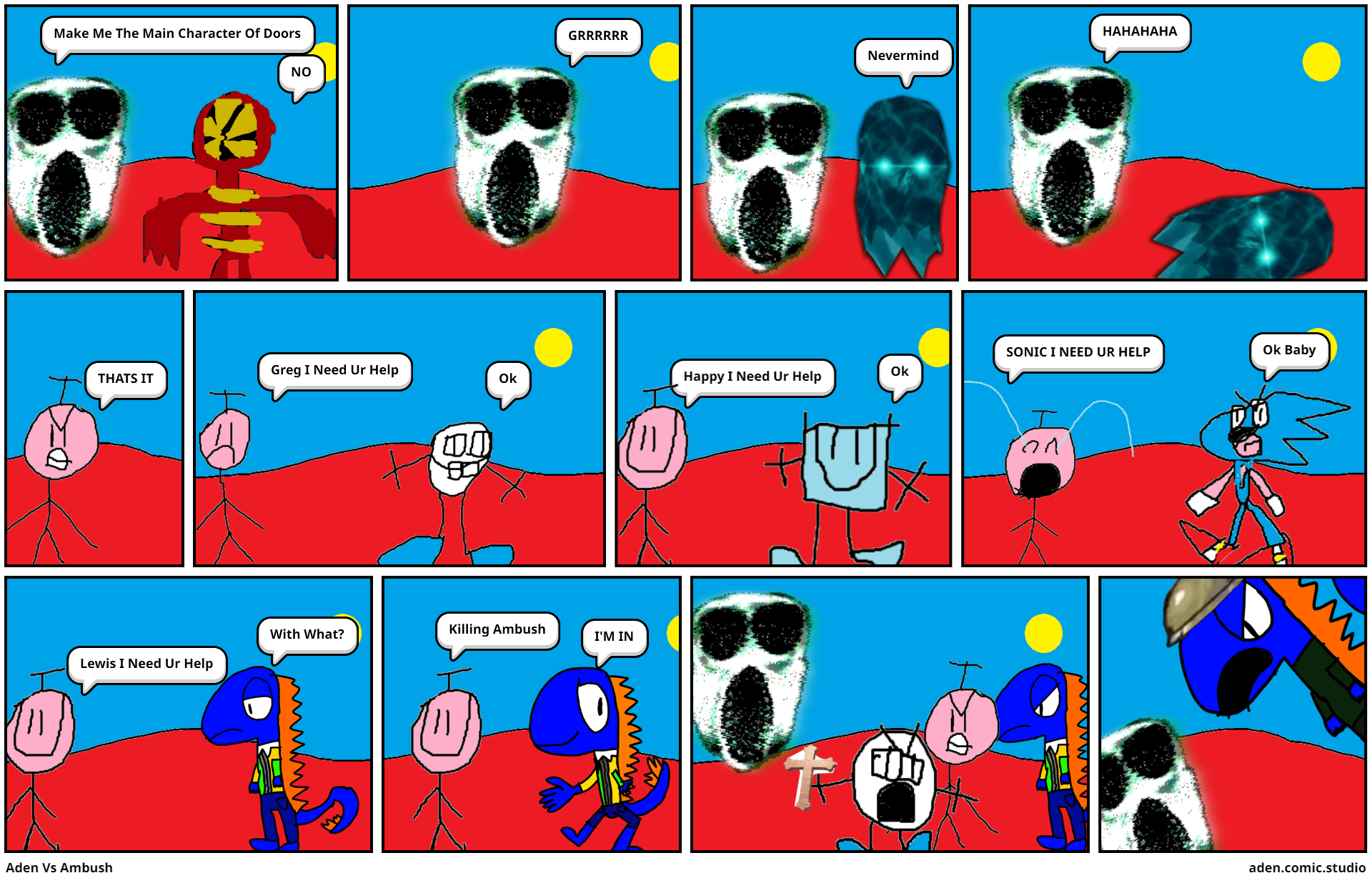 Aden Vs Ambush Comic Studio