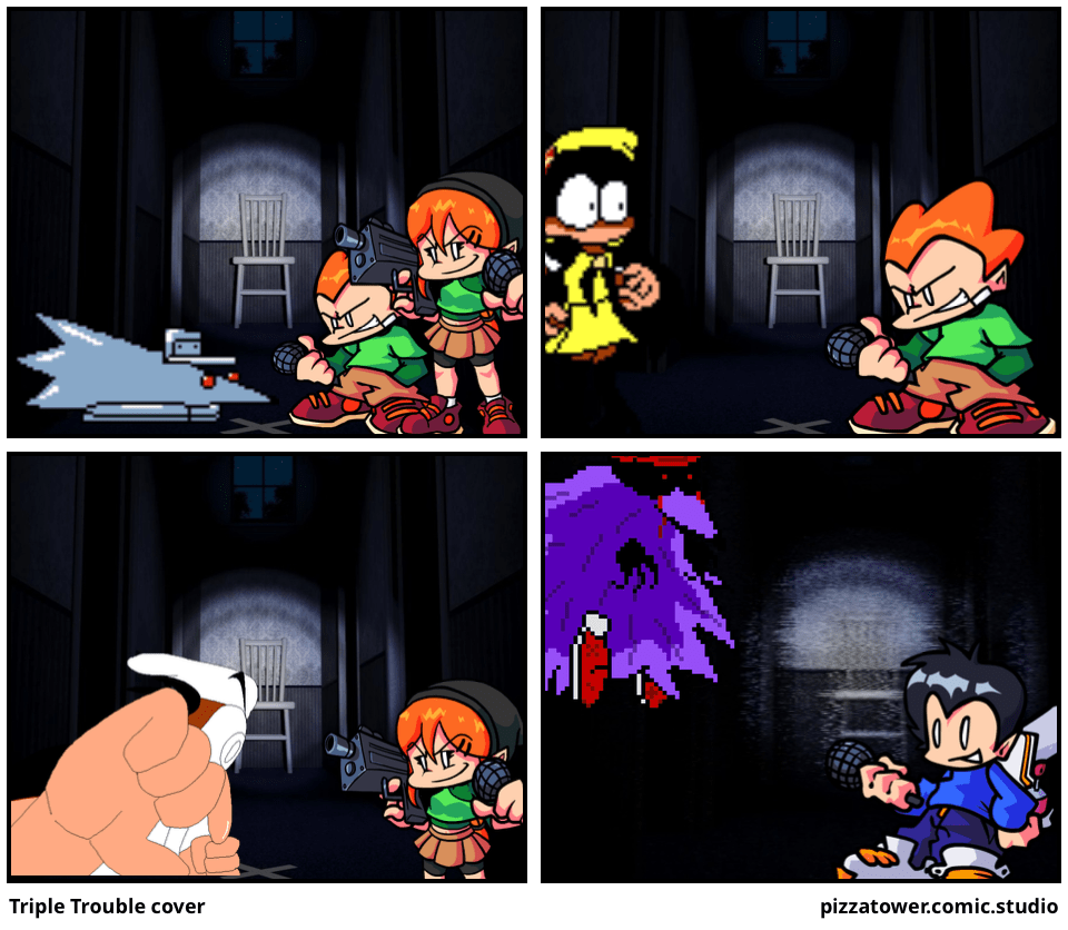Triple Trouble cover Comic Studio