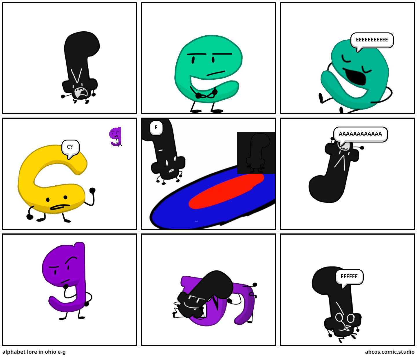 alphabet lore in ohio eg Comic Studio