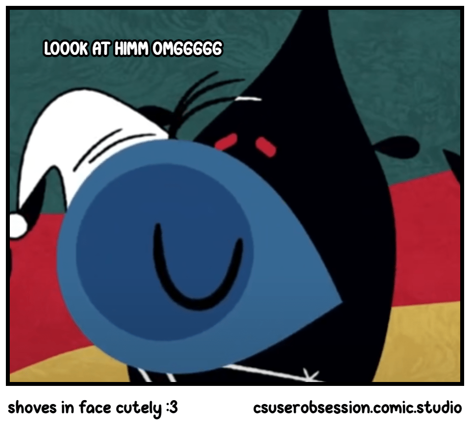 shoves in face cutely 3 Comic Studio