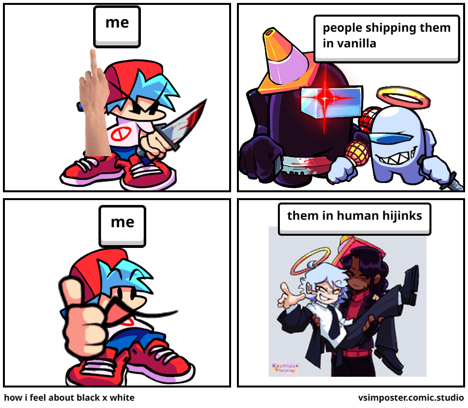 how i feel about black x white Comic Studio