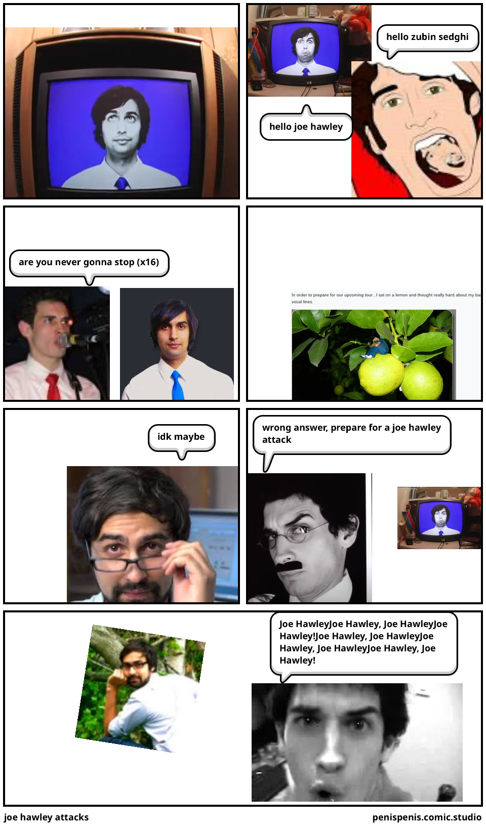 joe hawley attacks Comic Studio