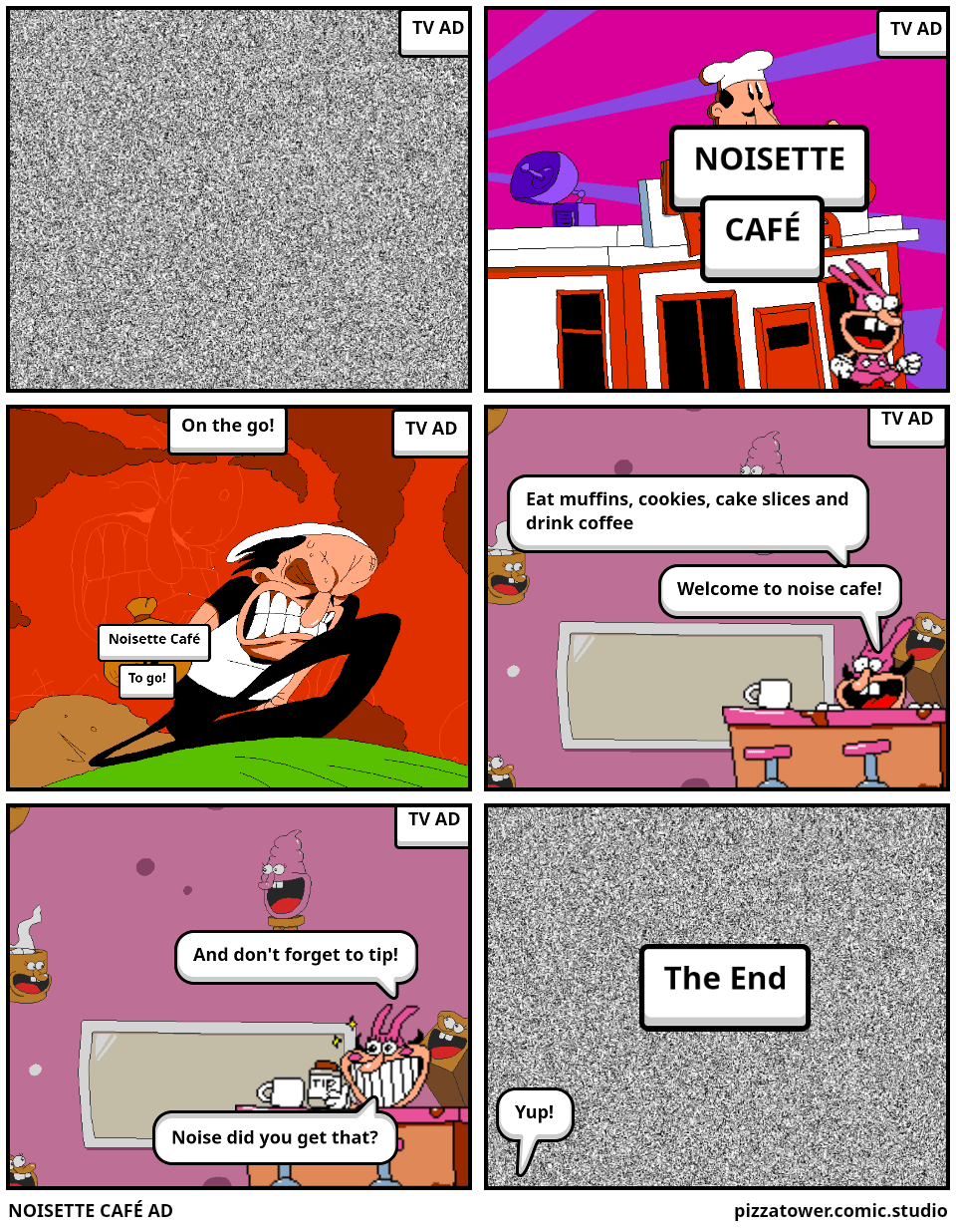 NOISETTE CAFÉ AD Comic Studio