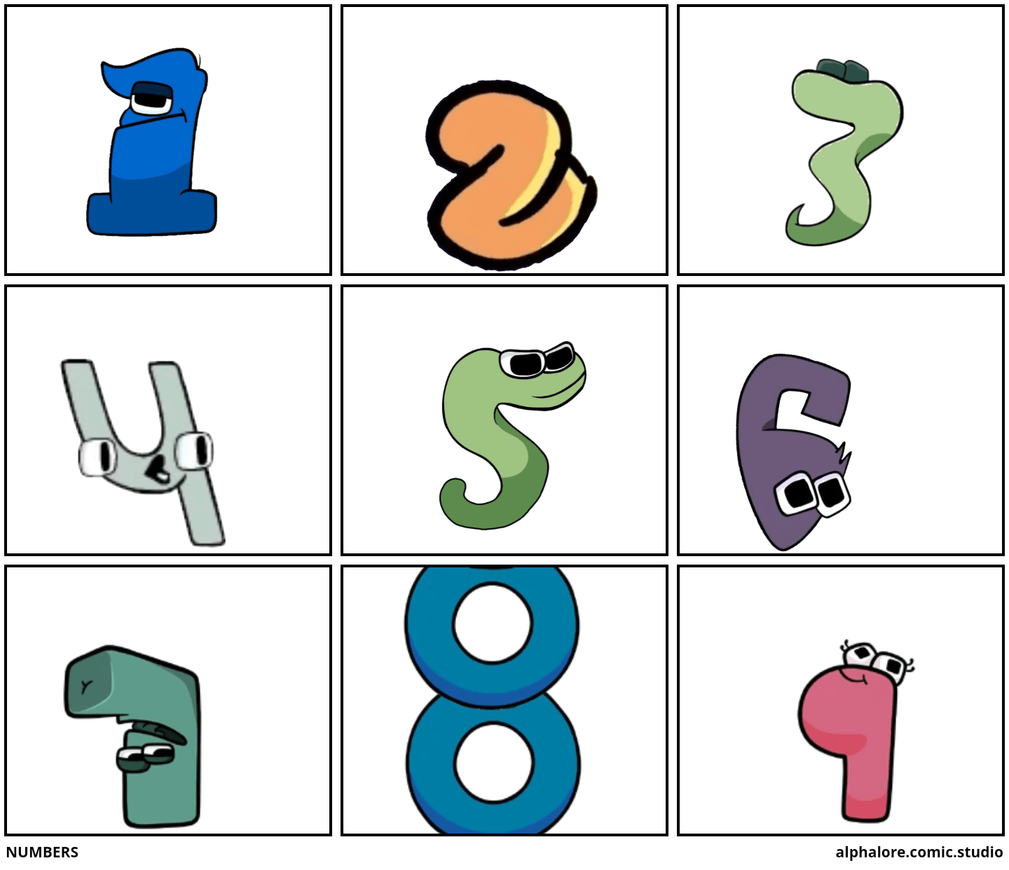 NUMBERS Comic Studio