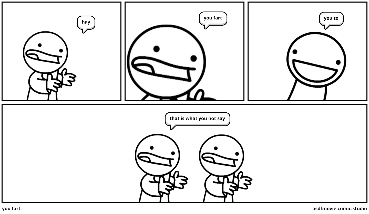 you fart Comic Studio