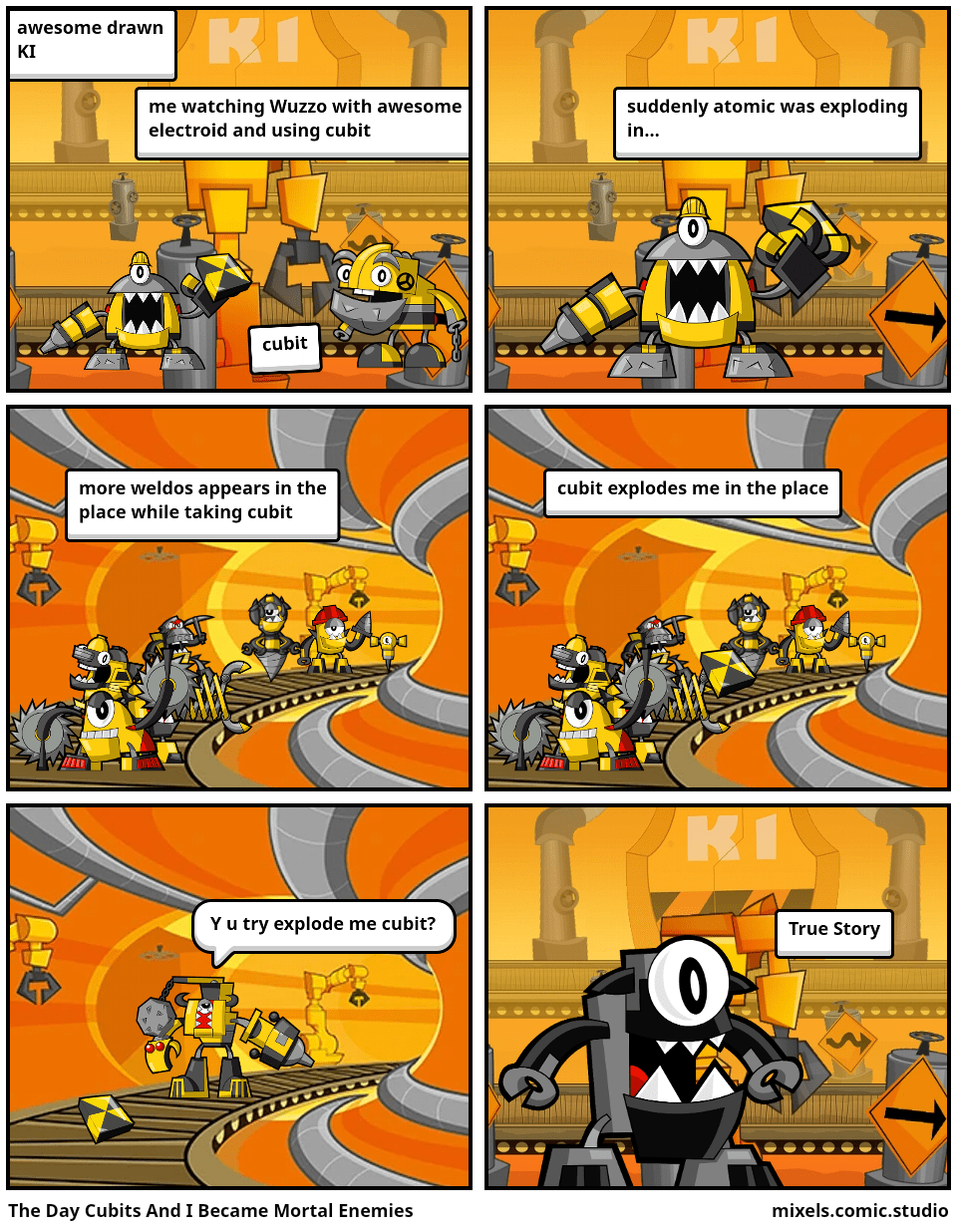 The Day Cubits And I Became Mortal Enemies Comic Studio