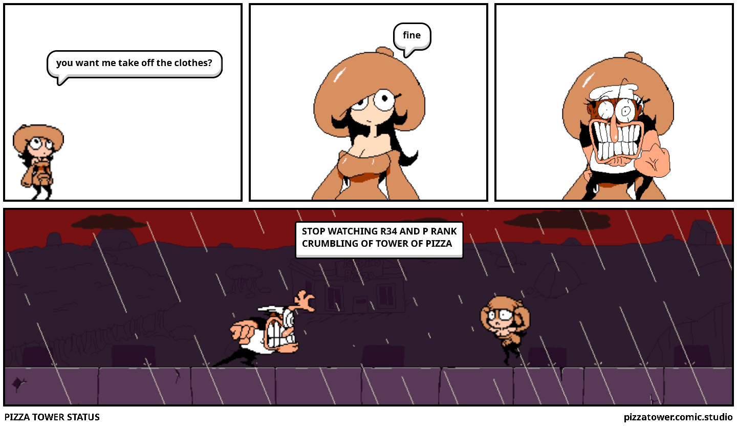 PIZZA TOWER STATUS Comic Studio