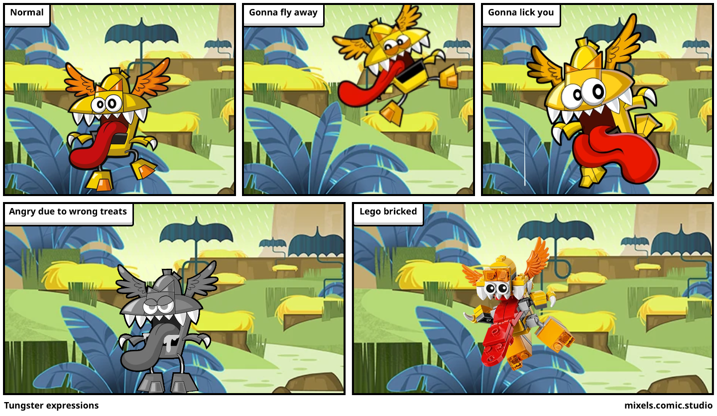 Tungster expressions Comic Studio