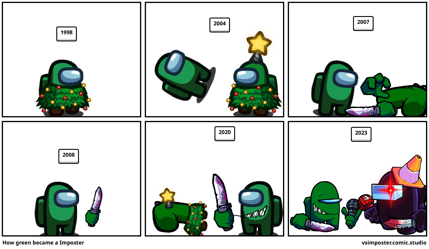 How green became a Imposter Comic Studio