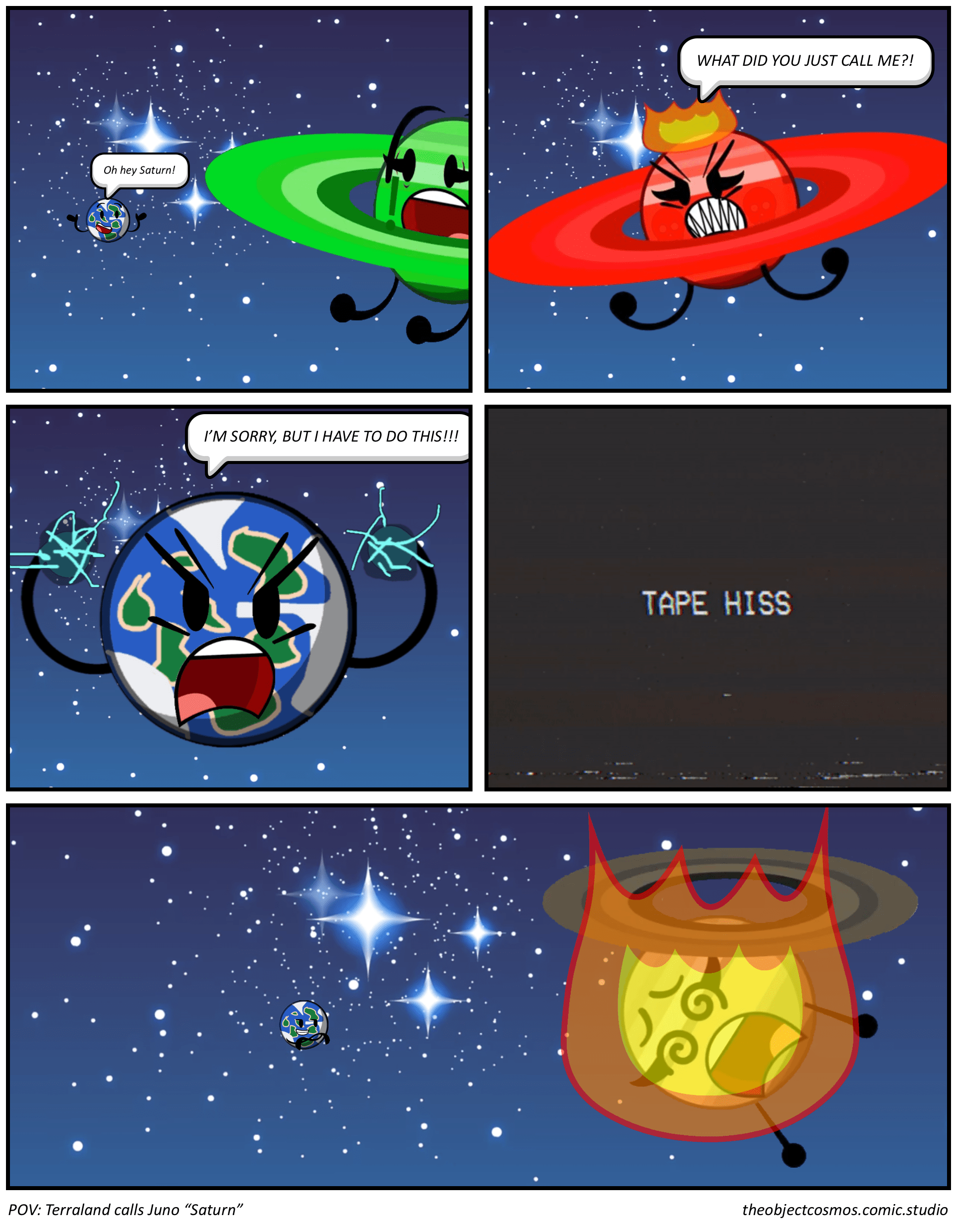 POV Terraland calls Juno “Saturn” Comic Studio
