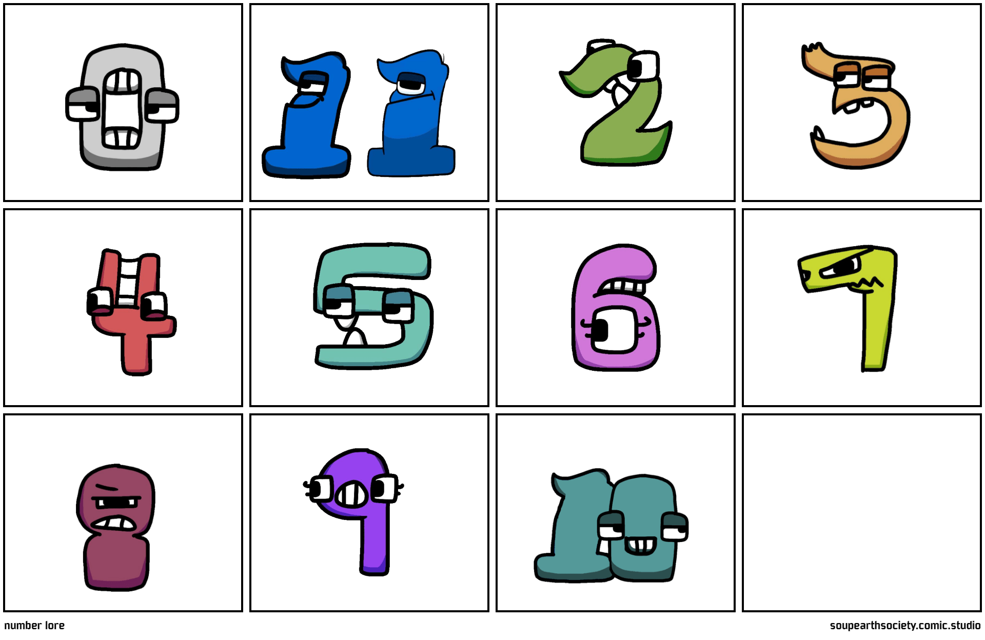 number lore Comic Studio