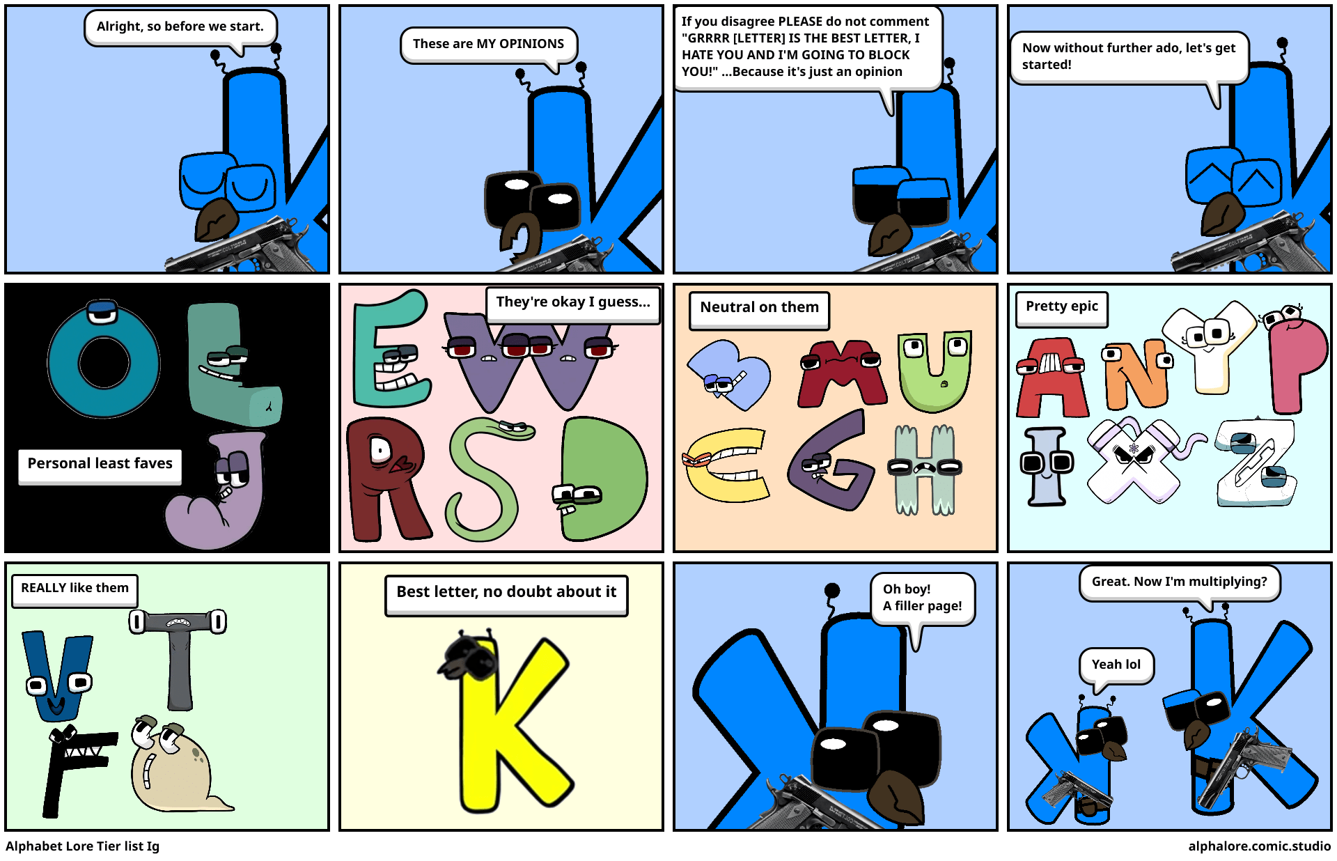 Other Alphabet Lore Comic Studio