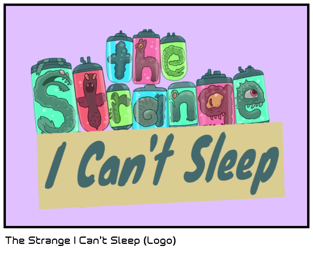 The Strange I Can't Sleep (Logo) Comic Studio
