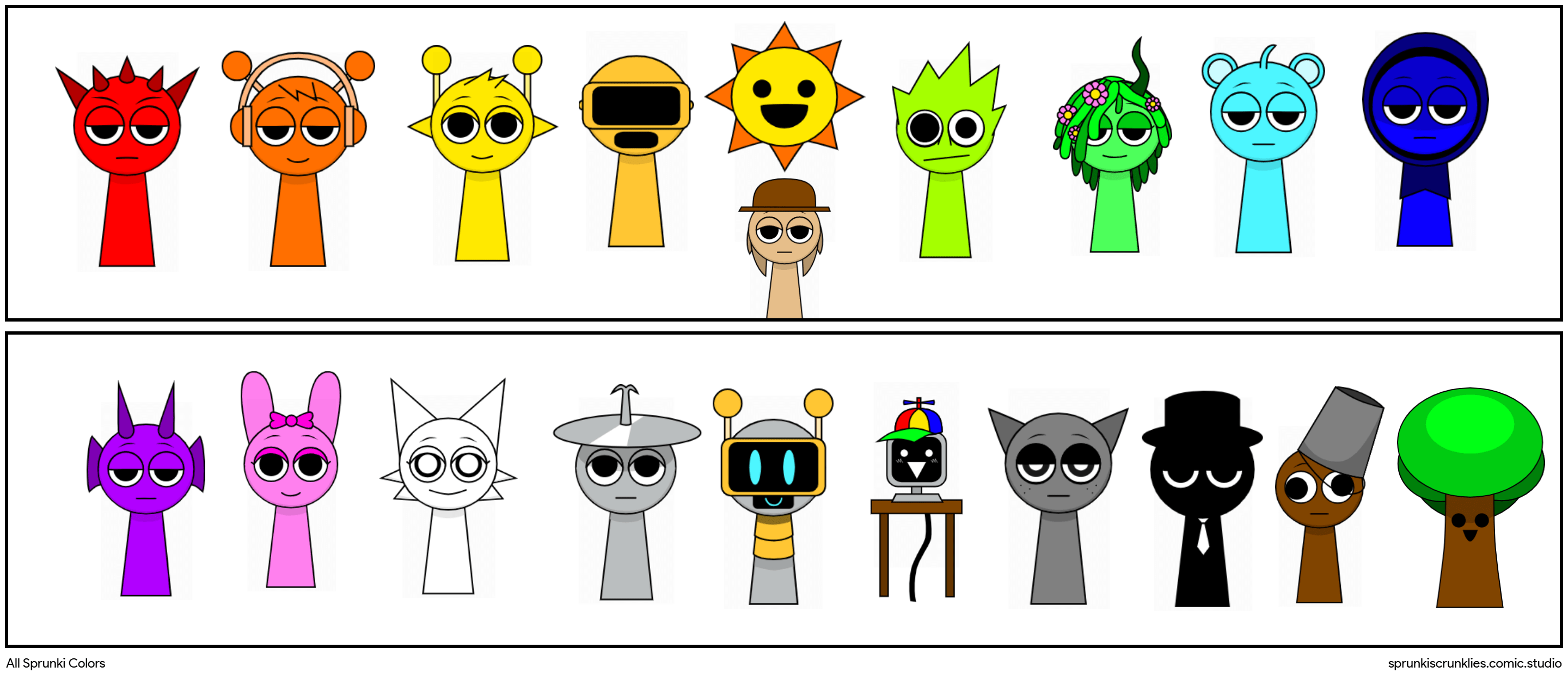Browse Sprunki Comics Comic Studio