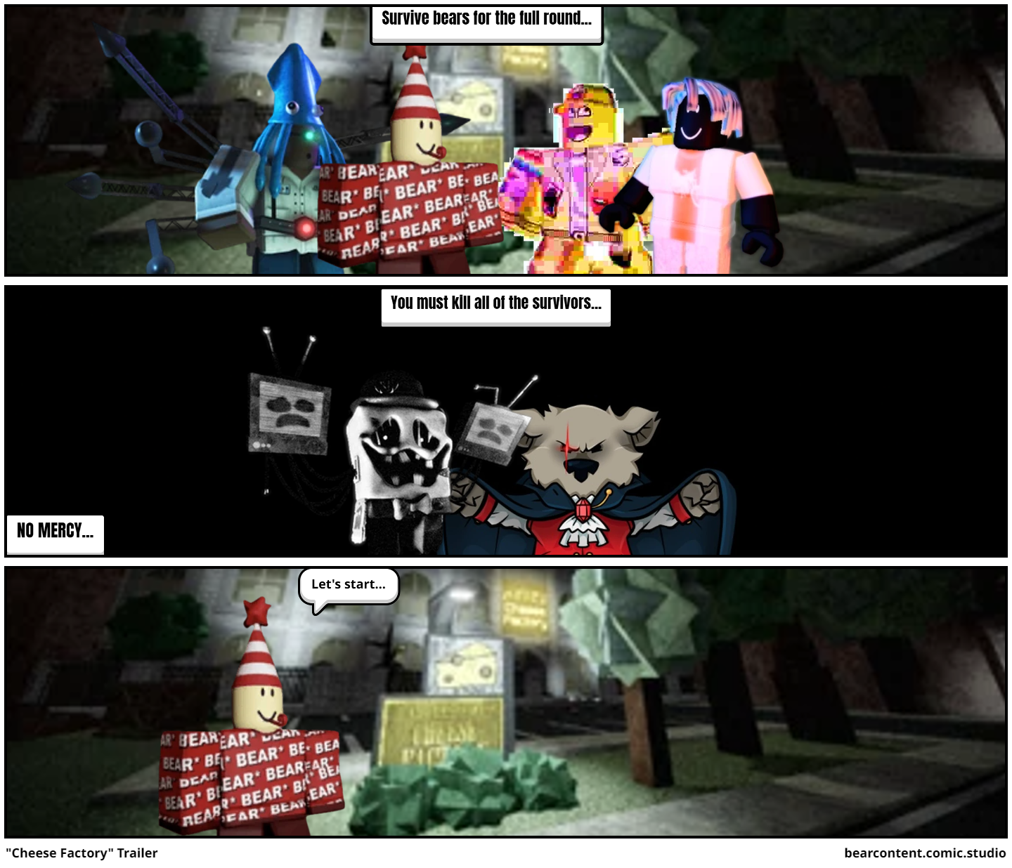 "Cheese Factory" Trailer Comic Studio