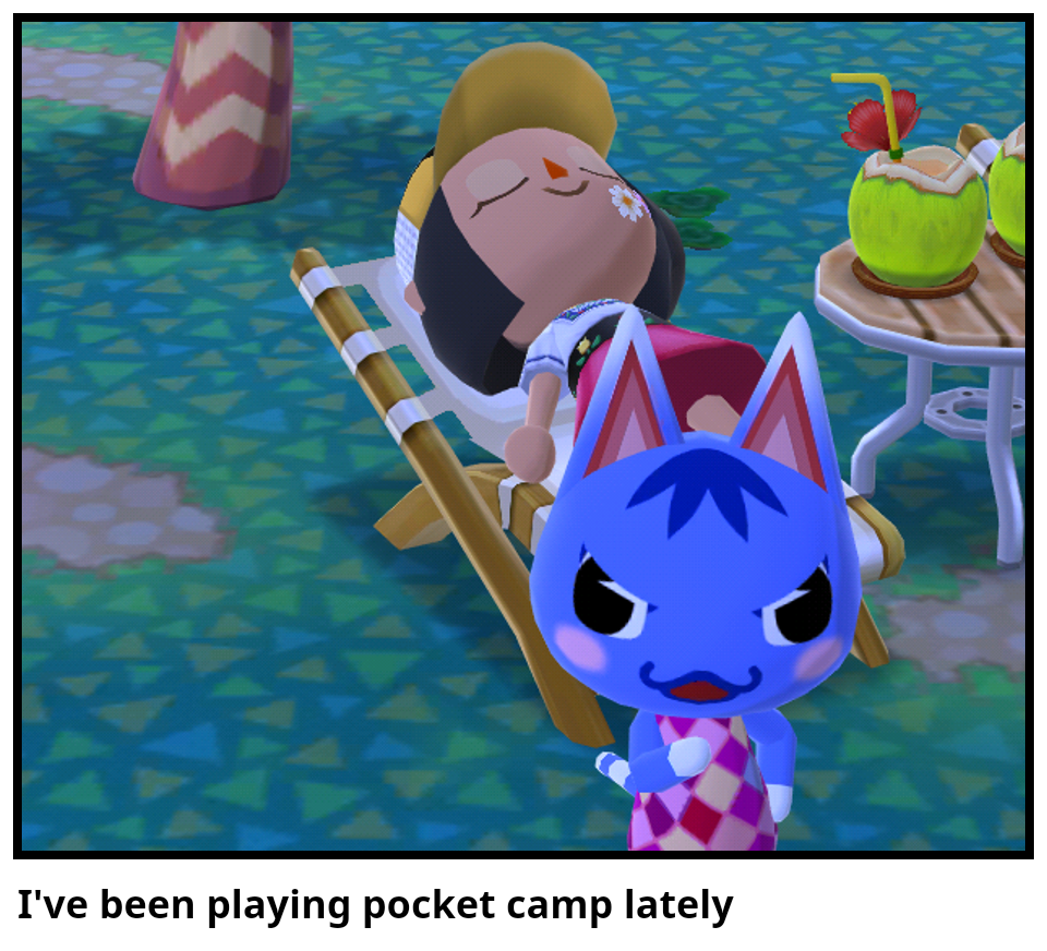 I've been playing pocket camp lately Comic Studio