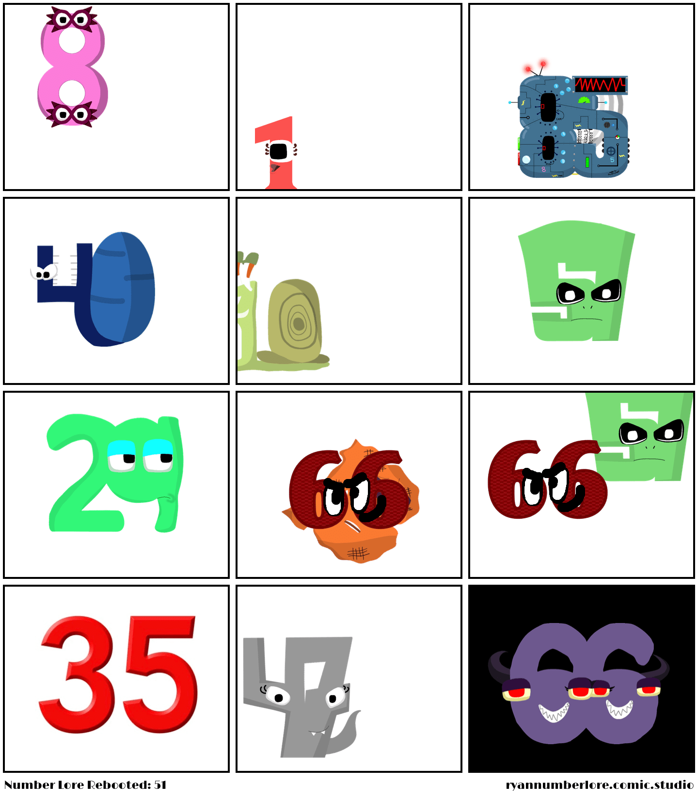 Number Lore Rebooted 51 Comic Studio