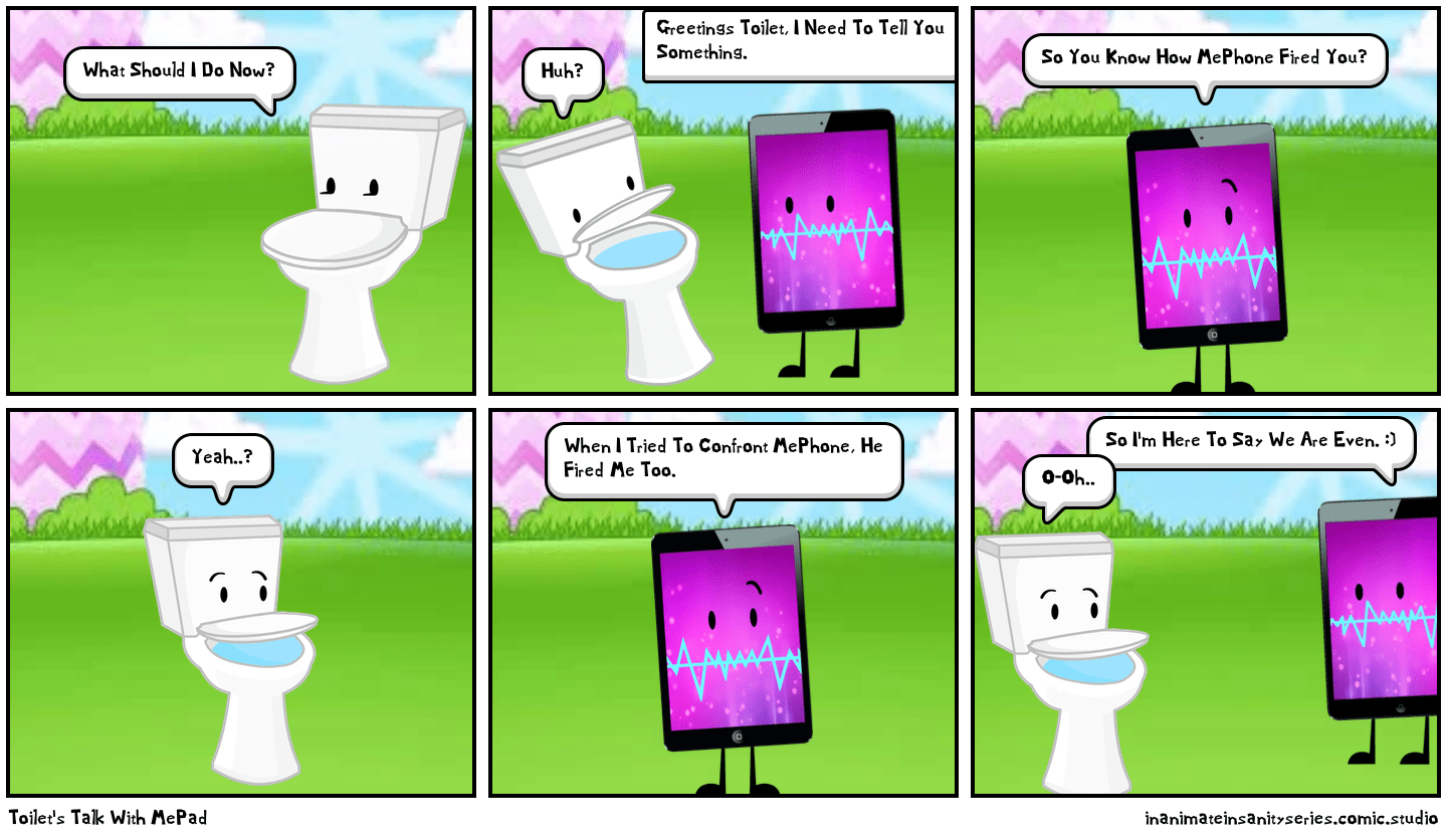 Toilet’s Talk With MePad Comic Studio