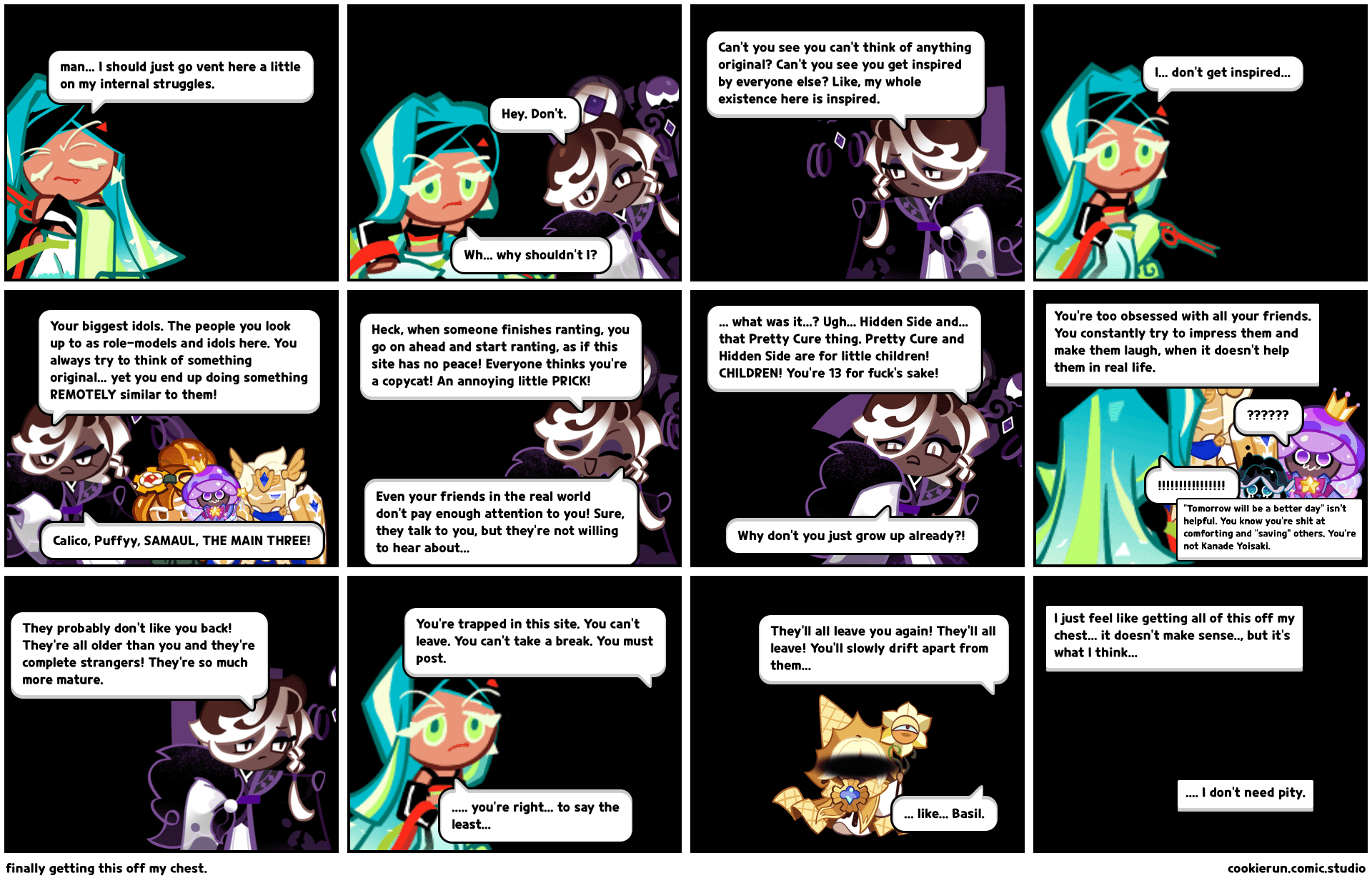 finally getting this off my chest. Comic Studio