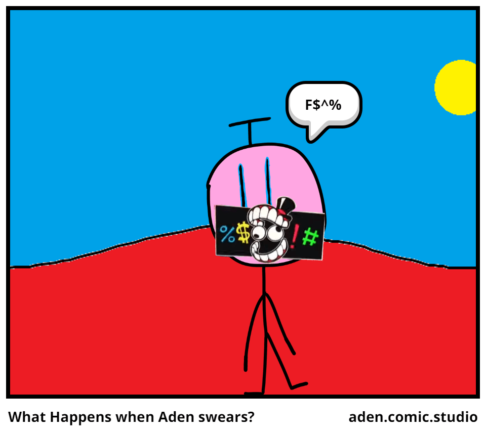 What Happens when Aden swears? Comic Studio