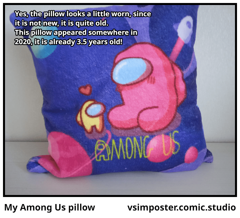 My Among Us pillow Comic Studio