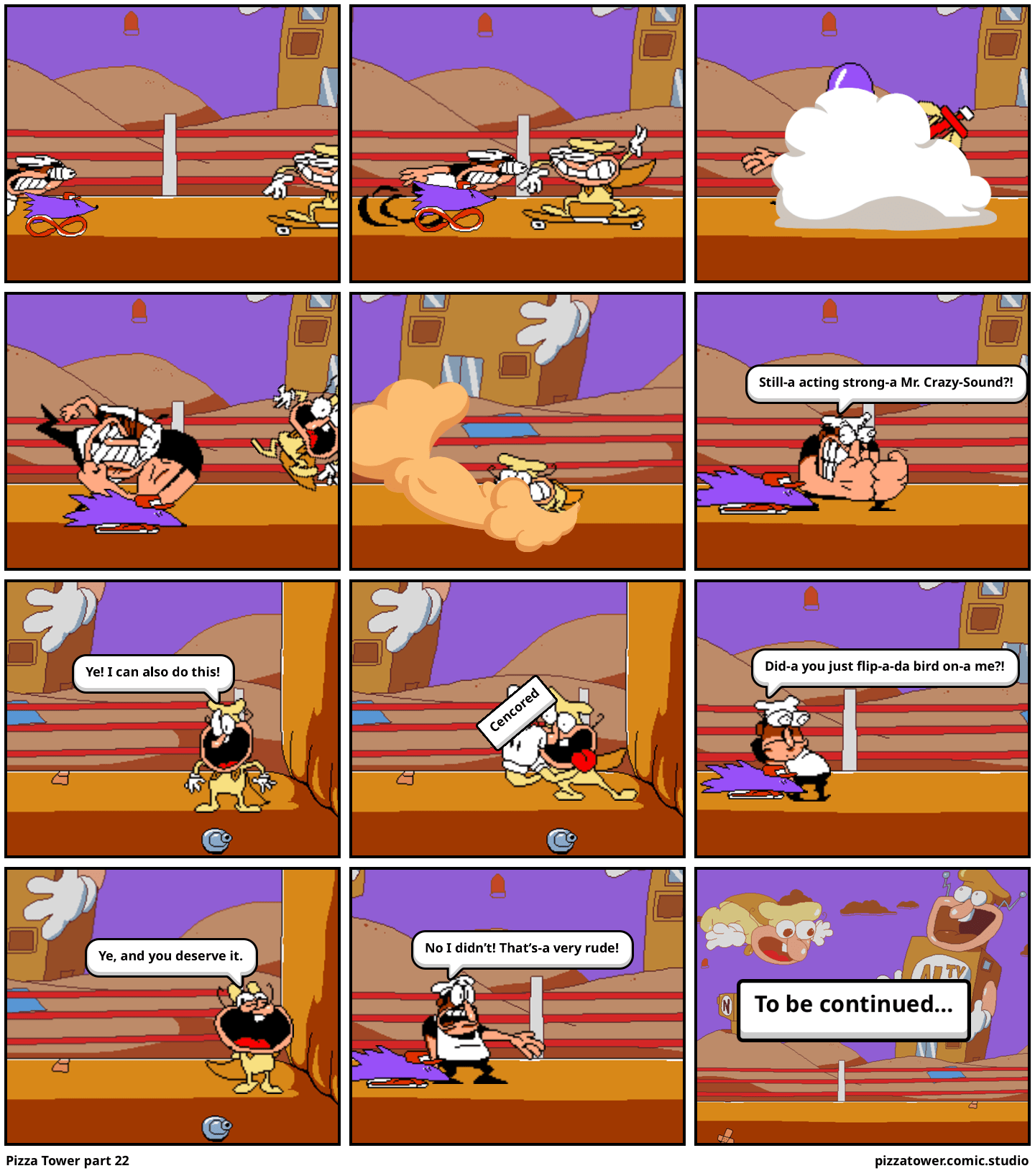 Pizza Tower part 22 Comic Studio