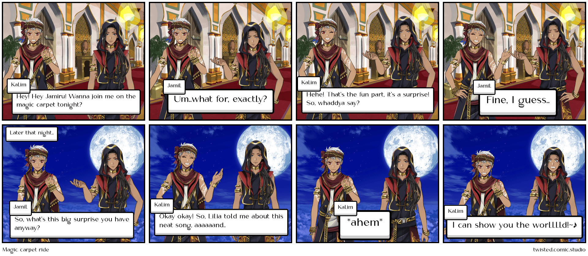 Magic carpet ride Comic Studio