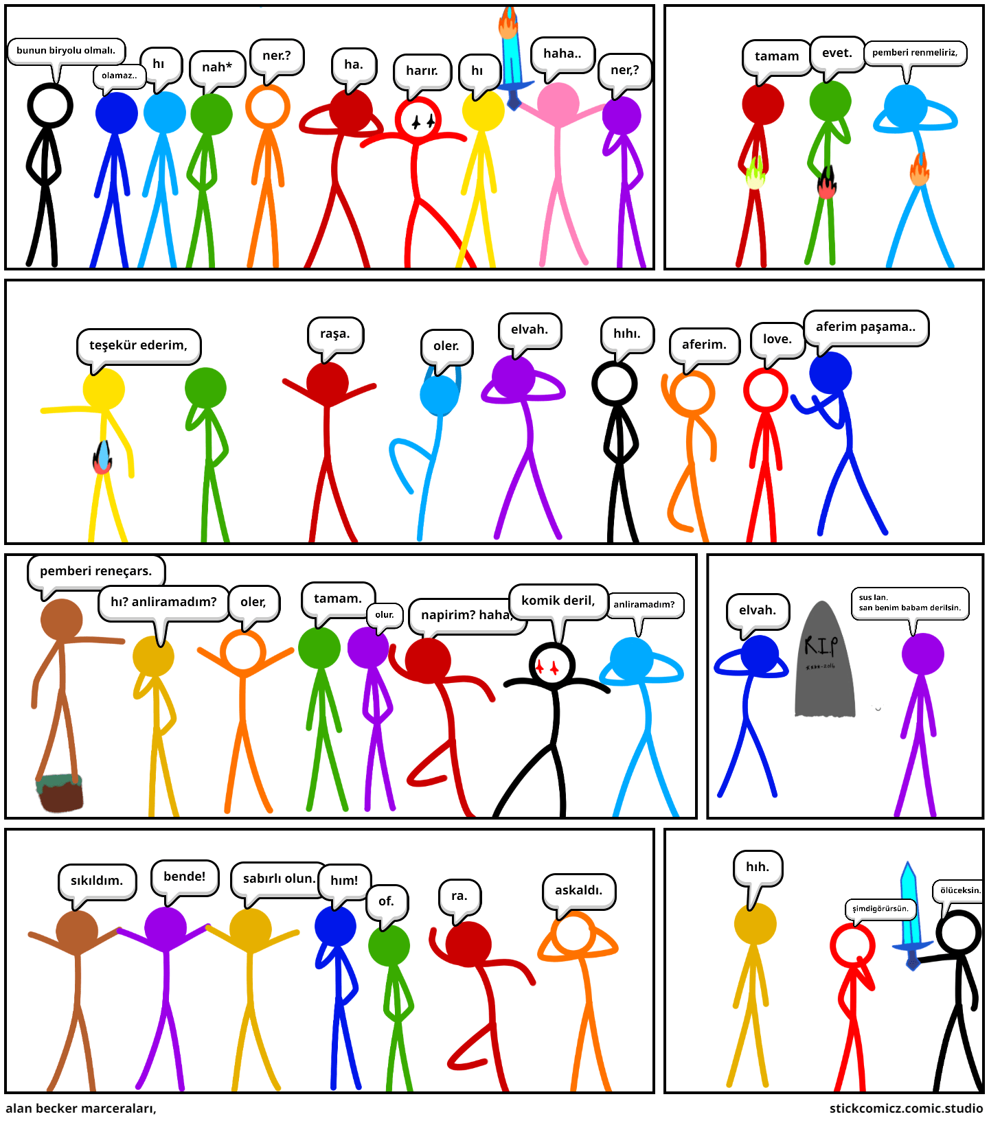 alan becker marceraları, Comic Studio