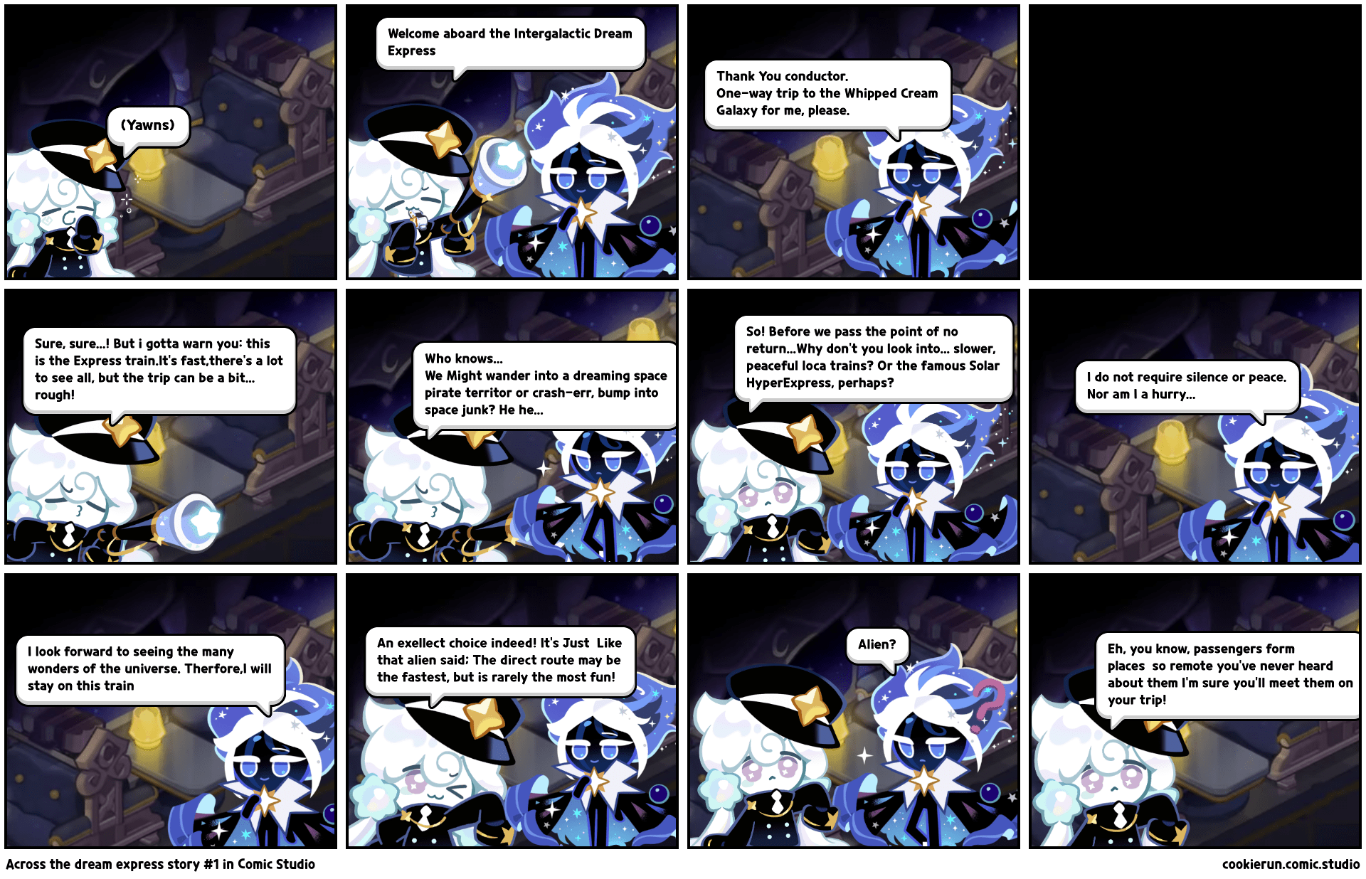 Across the dream express story 1 in Comic Studio Comic Studio