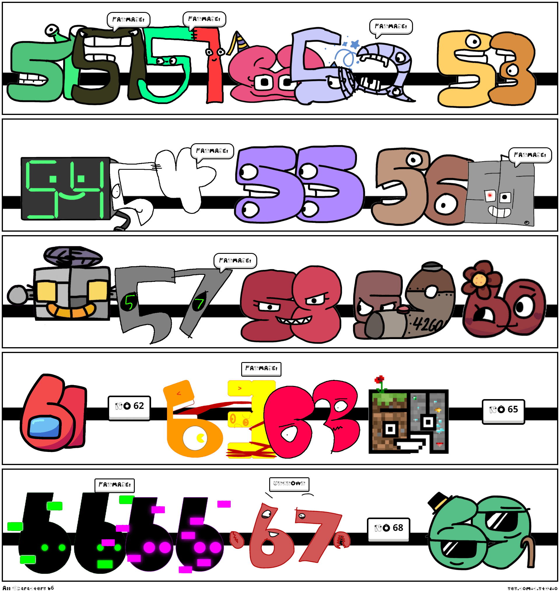 All Characters v6 Comic Studio