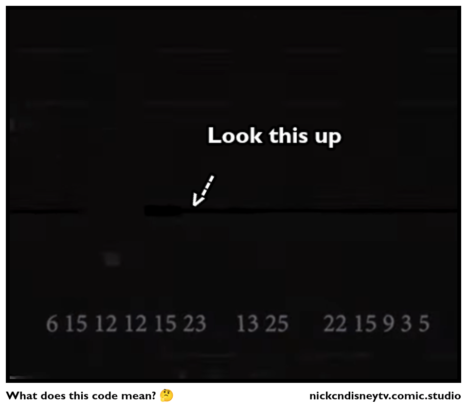 What does this code mean? 🤔 Comic Studio
