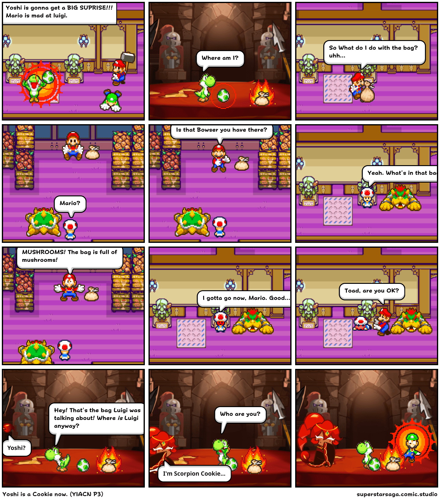 Yoshi is a Cookie now. (YIACN P3) Comic Studio