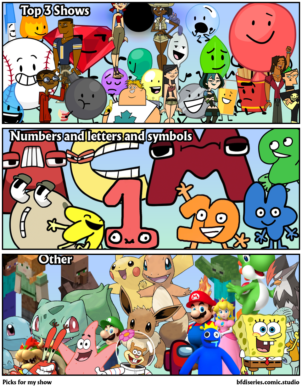 Picks for my show Comic Studio