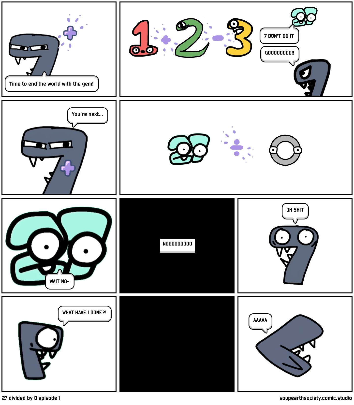 27 divided by 0 episode 1 Comic Studio