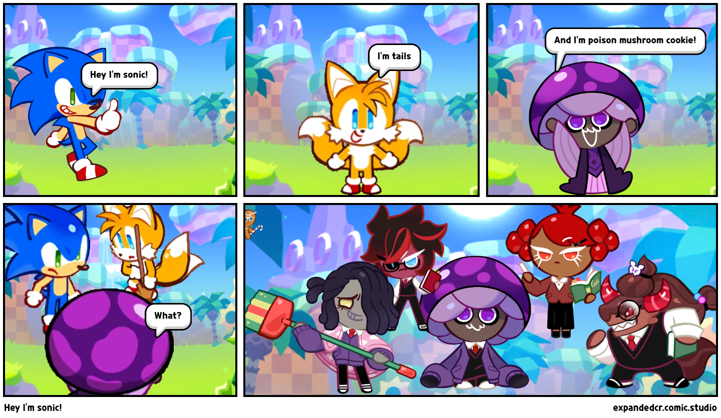 Hey I'm sonic! Comic Studio