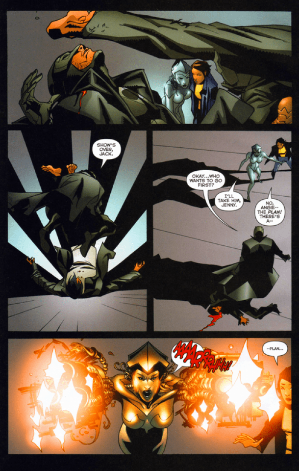 Midnighter vs Wolverine, Spiderman, and Captain America Battles